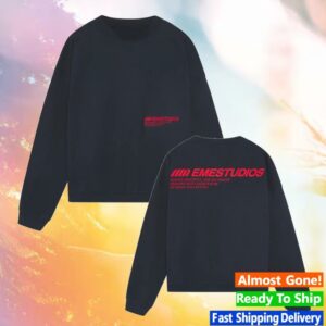 Eme Studios Merch Store Roots Navy Oversized Crewneck