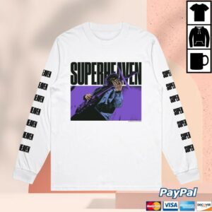 Superheaven Store Merch Tay Guitar White Long Sleeve