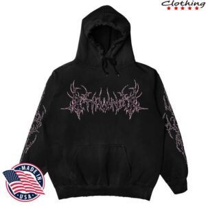 8Thwndr Merch Store Sigil Angel Hoodie Black