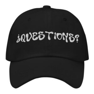 Vikina Music Merch Store Questions Black Dad Hat