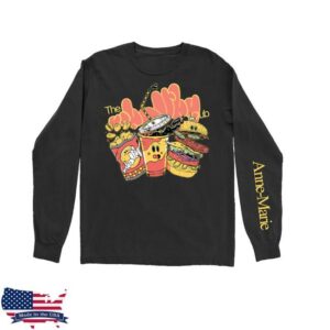 Anne Marie Merch Store Unhealthy Club Fast Food Longsleeve T-Shirt
