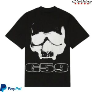 G59records Store Merch Reflective Logo T-Shirt Black