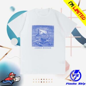 James Boogie Merch Store Fr 025 Graphic T-Shirt Fisherman White