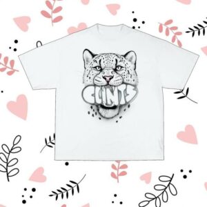 Clints Merch Store Snow Leopard Heavyweight Tee