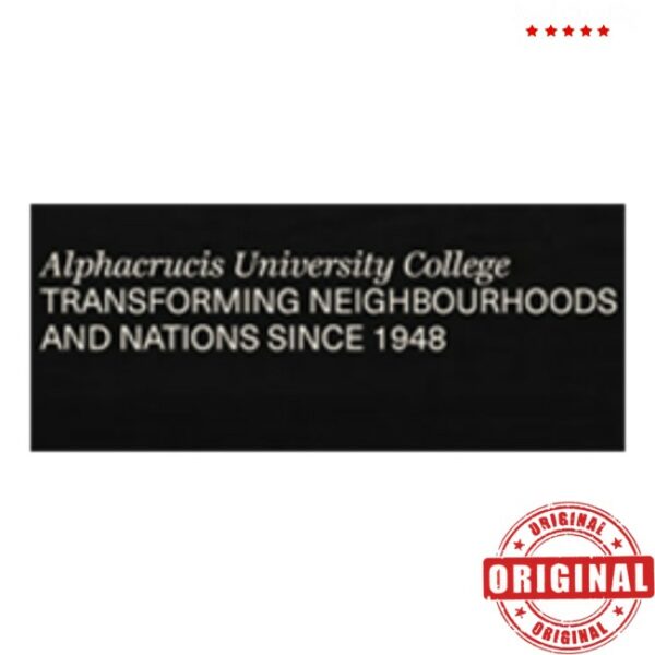 Alphacrucis University College Merch Store Ac Icon Tee Dark - Newest ...