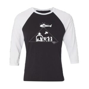 Punk With A Camera Merch Store Ice Cold Christmas Topsy Raglan