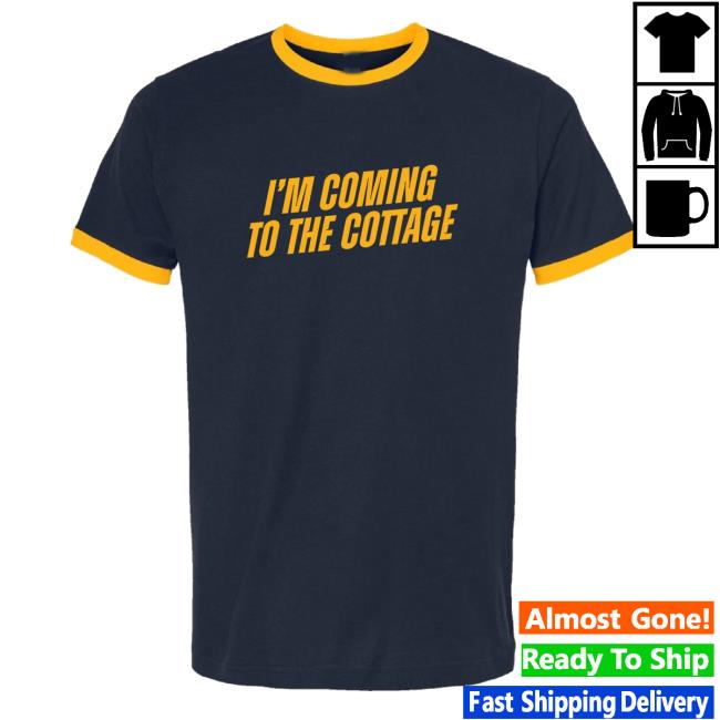 The Little Gay Shop Merch I’m Coming To The Cottage Ringer Shirt