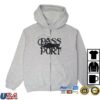 Lost Art Merch Store Passport Kollaasi Zip Hoodie Black