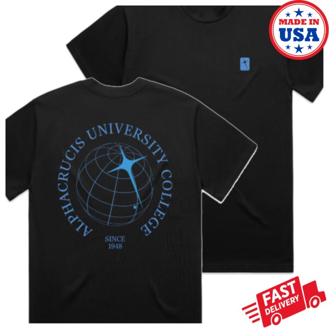 Alphacrucis University College Merch Store Ac Globe Tee Blue Alphacrucis University College Merch Store Ac Globe Tee Blue
