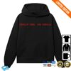 Revenge Merch Store Dither Hoodie Black Red