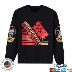 Octobers Very Own Merch Store Hockey Canada Crewneck Black