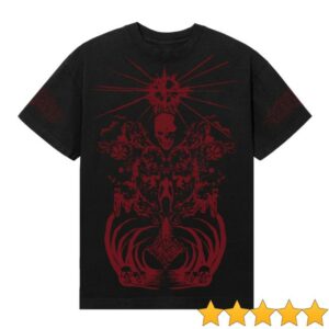 Revenge Merch Store Shrine Tee Black Red