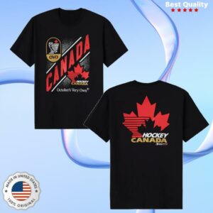 Octobers Very Own Merch Store Hockey Canada Tee Black