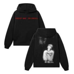 Revenge Merch Store Help Me In Hell Hoodie