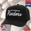 kenny Raiderimage Store Merch Mitchell Ness Los Angeles Raiders Pro Crown Script Cap