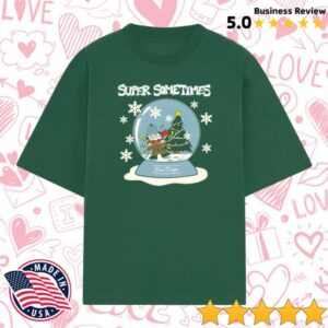Super Sometimes Merch Store Snow Globe Tee