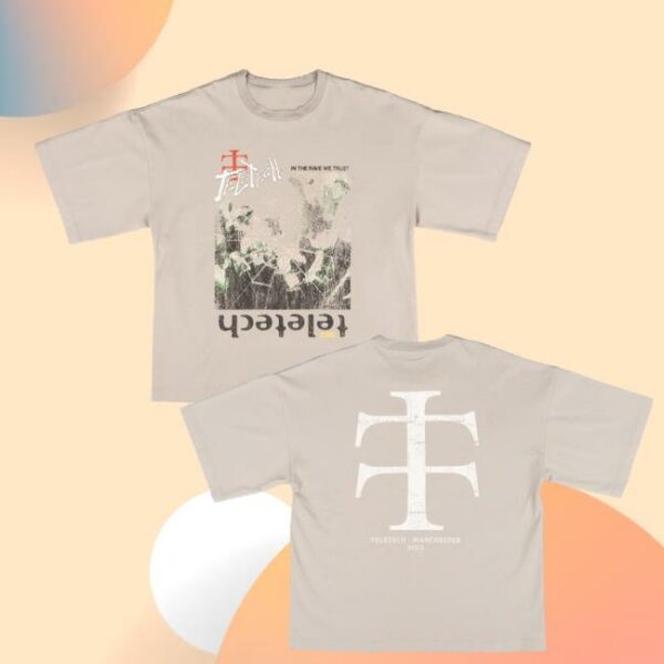 Teletech Rave Blue Tops Teletech Merch Store In The Rave We Trust Tee - Newest Fashion Trends