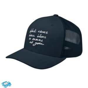 Roar+ Store Merch Black Shoes, Basic Blues Trucker Cap