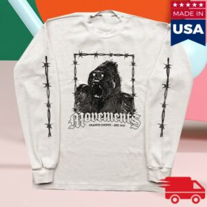 Movements Store Merch Gorilla Heavy Waffle Crewneck