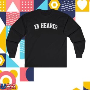Giggly Squad Merch Store Giggly Squad Ya Heard Unisex Long Sleeve T-Shirt