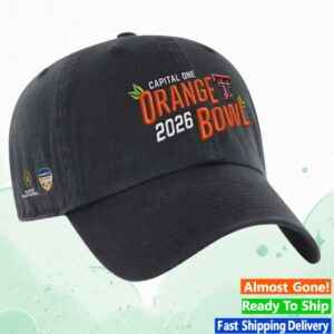 The Matador Merch Store Orange Bowl Twill Adjustable Cap Black