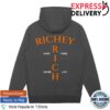 Richey Store Merch Richey Rich Hn Black Hooded Sweatshirt