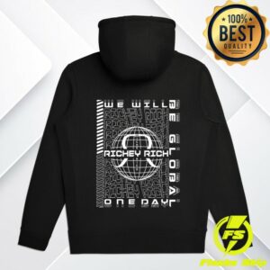 Richey Store Merch Richey Rich Hn Black Hooded Sweatshirt