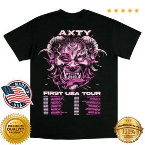 Axty Merch Store Merch Usa Tour Tee