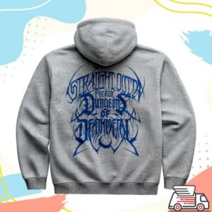Grave Island Records Store Merch Relics Of Humanity Straight Outta Dungeons Of Death Metal Hoodie