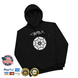 Teslaconomics Store Merch Cybertruck Wheel Hoodie Black