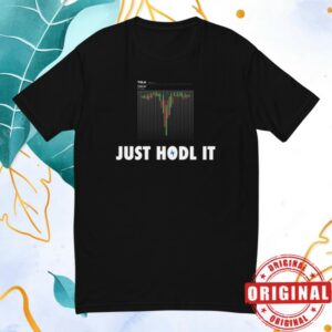 Teslaconomics Store Merch Just Hodl It T-Shirt Black