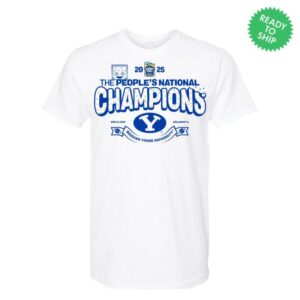 Byu Store Merch 2025 Pop-Tarts Bowl Champions Byu T-Shirt Ultimate Athletics