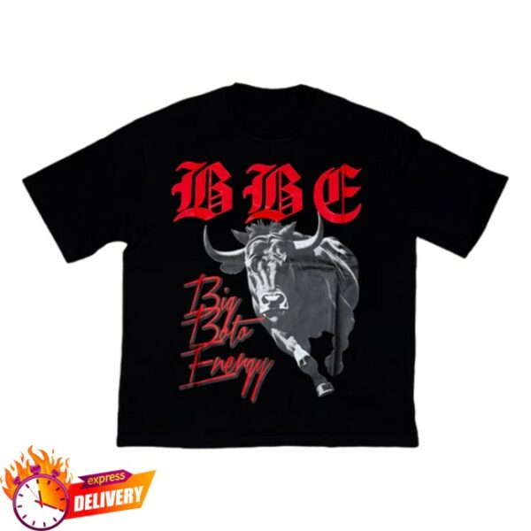 Slay247 Store Merch Bbe Big Boto Energy Black Heavyweight Oversized T ...