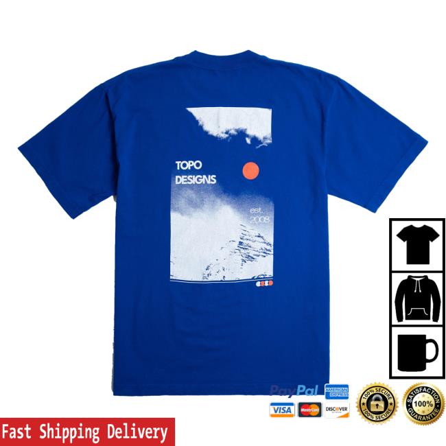 Topo Designs Merch Store Topo Designs X Pine Printshop Peak Tee Topo Designs Merch Store Topo Designs X Pine Printshop Peak Tee