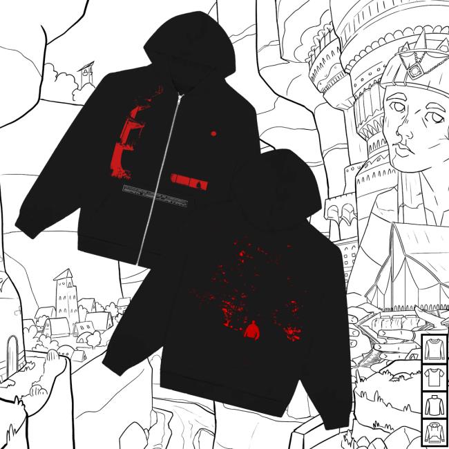 Sam Gellaitry Merch Store Anywhere Here Is Perfect Zip Up Hoodie Sam Gellaitry Merch Store Anywhere Here Is Perfect Zip Up Hoodie