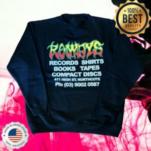 Rowdys Records Merch Store Rowdys Black Crew Highball Logo