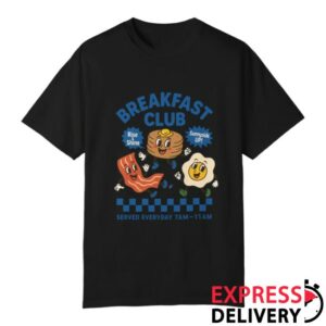 Purple Space Shop Store Merch Breakfast Club T-Shirt Retro Breakfast Tee