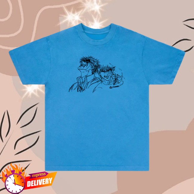Pomel Store Merch Heavenly Clash Sky Blue Tee Pomel Store Merch Heavenly Clash Sky Blue Tee
