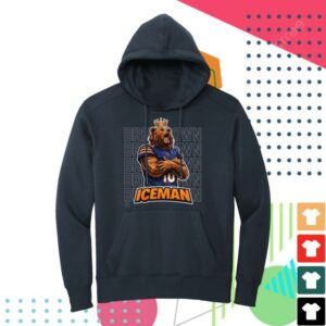 Obvious Shirts Store Merch Brrr Down Hooded Sweatshirt