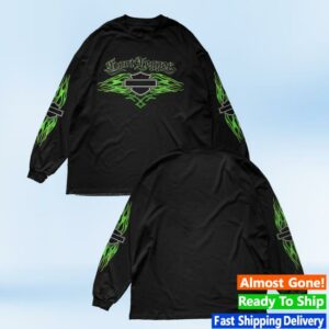 Bootlegger Merch Store Harley Long Sleeve Tee Green