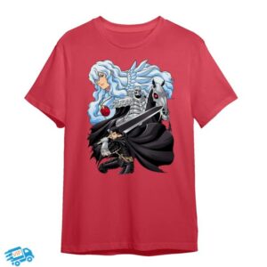 Shark Robot Merch Store Black Swordsman Shirt