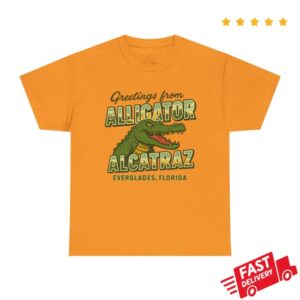 Official Trump 2024 Store Merch Greetings From Alligator Alcatraz T-Shirt