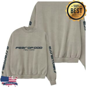 Extrabutterny Store Merch Fear Of God Essentials Mens Heavy Fleece Relaxed Sweatshirt