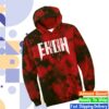 kenny Ekoh Music Merch Store Ekoh Fangs Red Tie Dye Hoodiea