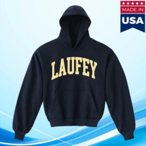 Laufey Music Merch Store Academia Hoodie Navy