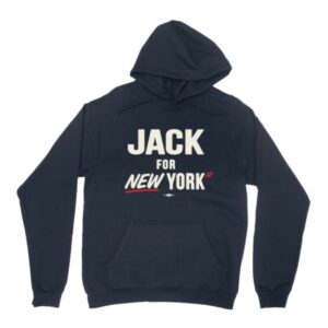 Jack For New York Store Merch Jack For New York Navy Pullover Hoodie