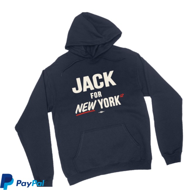 Jack For New York Store Merch Jack For New York Navy Pullover Hoodie Jack For New York Store Merch Jack For New York Navy Pullover Hoodie