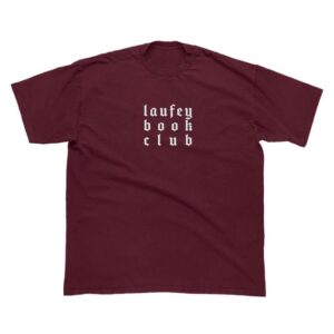 Laufey Music Merch Store Book Club Tee Maroon