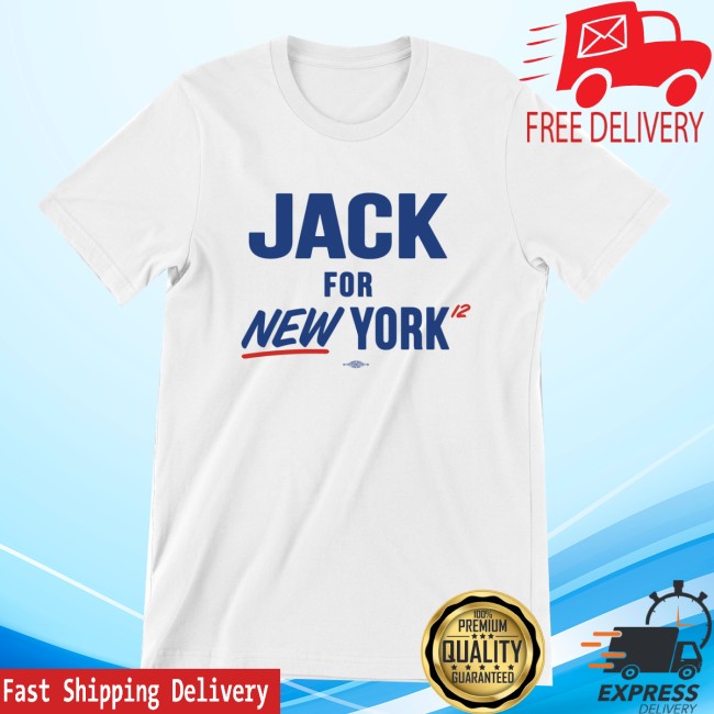 Jack For New York Store Merch Jack For New York Unisex White Tee Jack For New York Store Merch Jack For New York Unisex White Tee