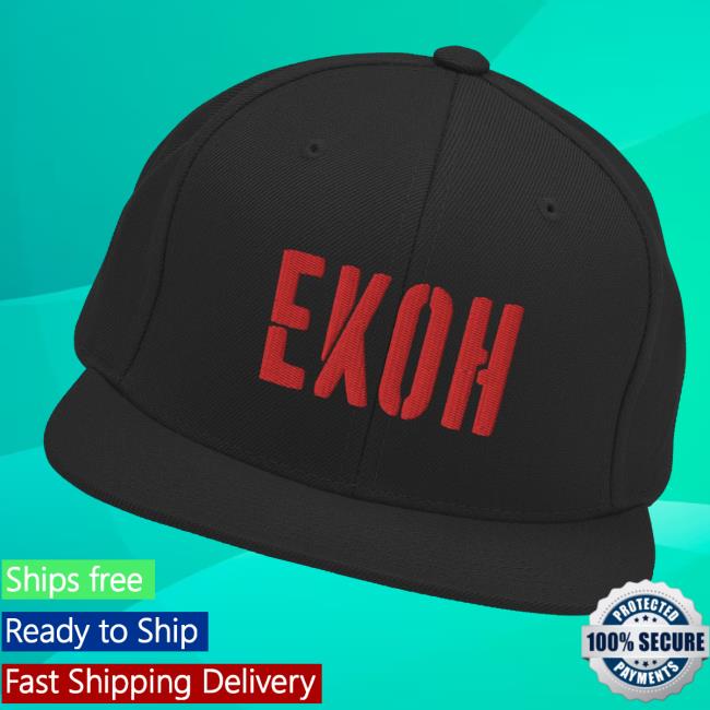 Ekoh Merch Store Broken Stencil Snapback Ekoh Merch Store Broken Stencil Snapback
